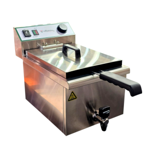 ELECTRIC DEEP FRYER 6LTR WITH FAUCET- EF101V MILANO