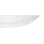Butcher Knife Granton Edge